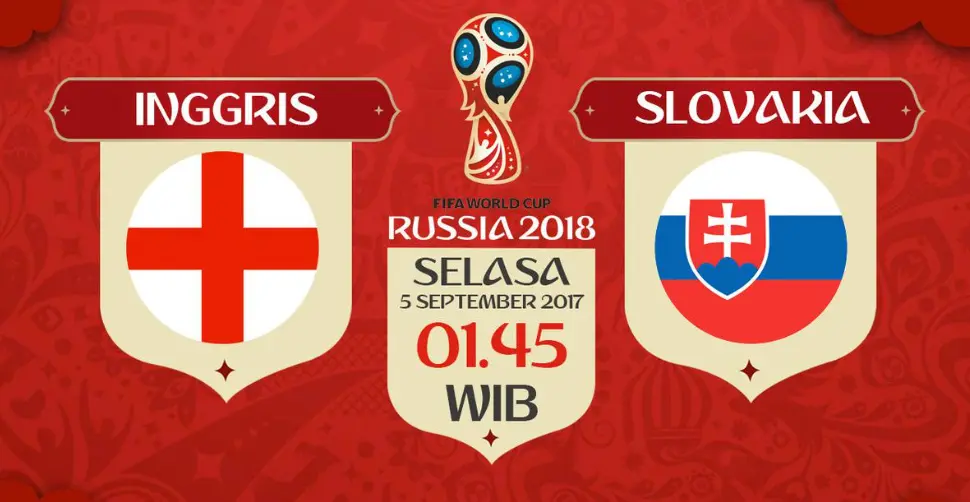 Inggris vs Slovakia