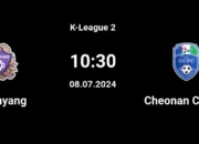 Prediksi Skor Anyang vs Cheonan, Jadwal, H2H, dan FAQ