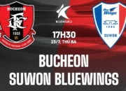 Prediksi Skor Bucheon FC vs Suwon, Kick-Off Tanggal 23 Juli 2024