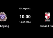 Prediksi Skor FC Anyang vs Busan IPark: Minggu 14 Juli Jam 5 Sore