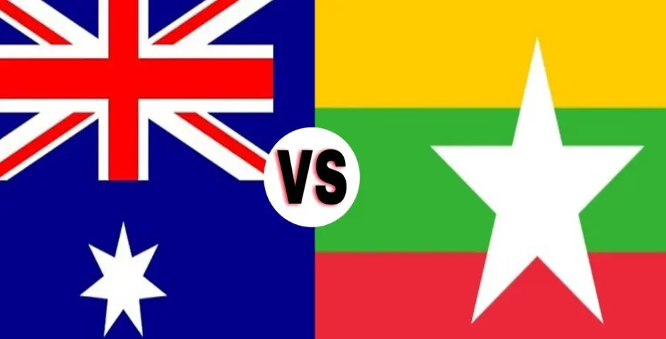 myanmar vs australia