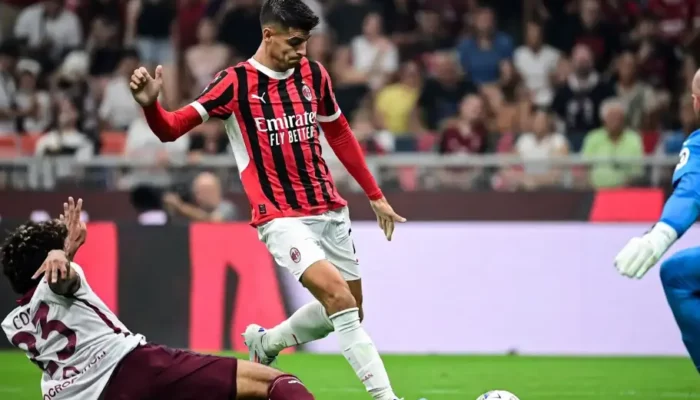 Rapor Pemain AC Milan saat Nyaris Dikalahkan Torino dalam Debut Alvaro Morata