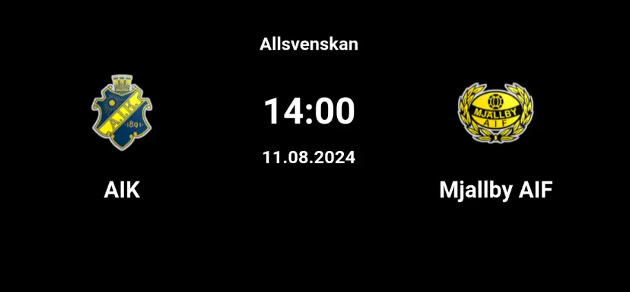 AIK Vs Mjallby