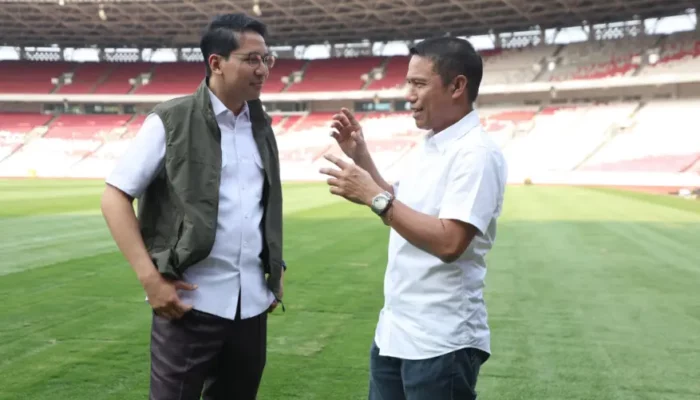 Yunus Nusi usai Cek Rumput SUGBK jelang Timnas Indonesia vs Australia: Di Media Sosial Banyak Berita Tidak Sesuai Fakta